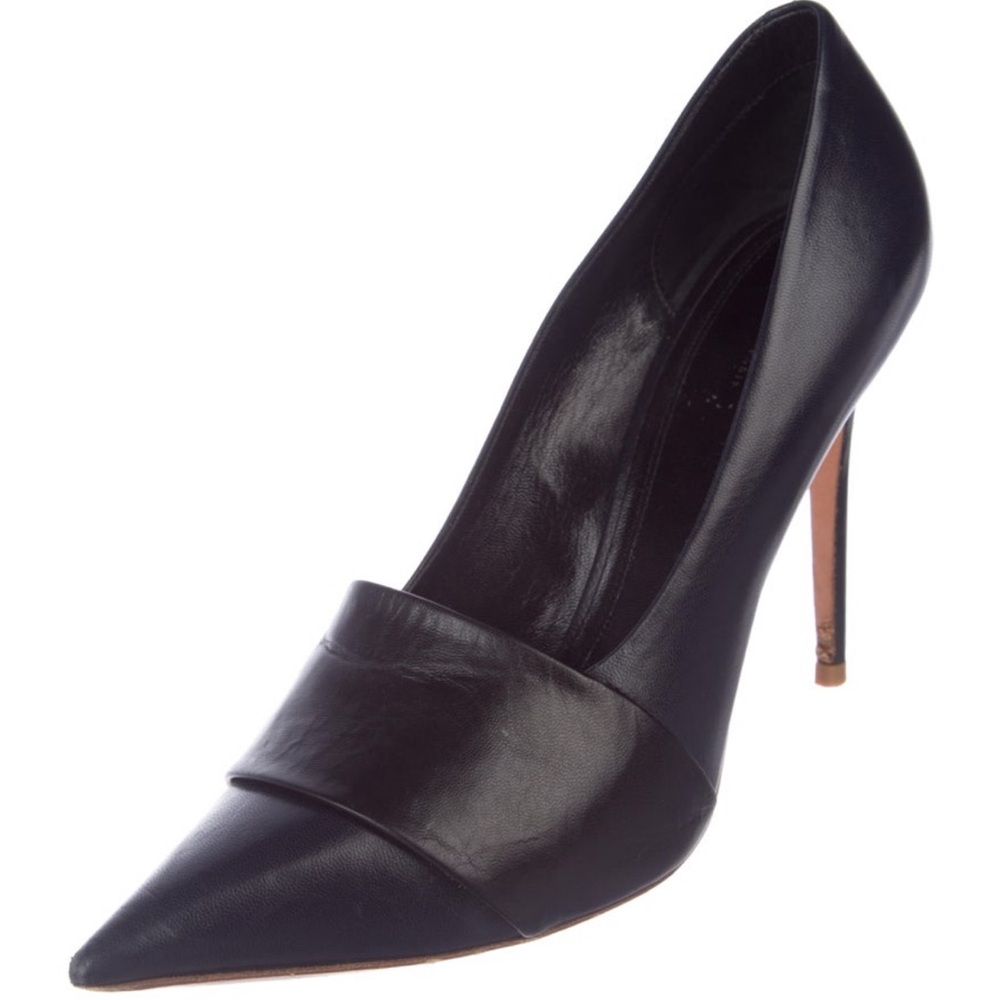 Celine Black Leather Heels - Picture 2 of 5